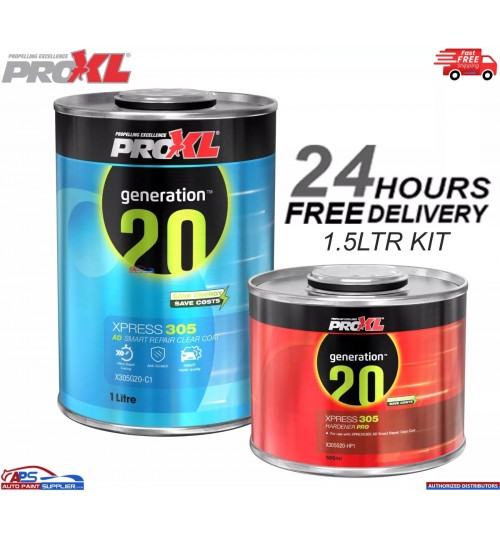 PROXL XPRESS305 AIR DRY SMART REPAIR CLEARCOAT KIT 1.5LTR